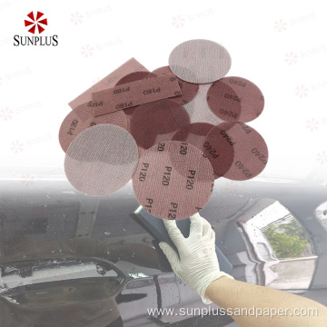 Aluminum Oxide Net Sandpaper Dust Free Sanding Disc